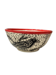 Red Crow Medium Bowl