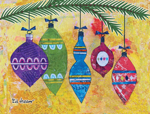 Christmas Ornaments - Notecard