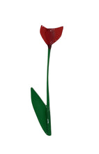 Single Stem Flower Suncatcher - Red