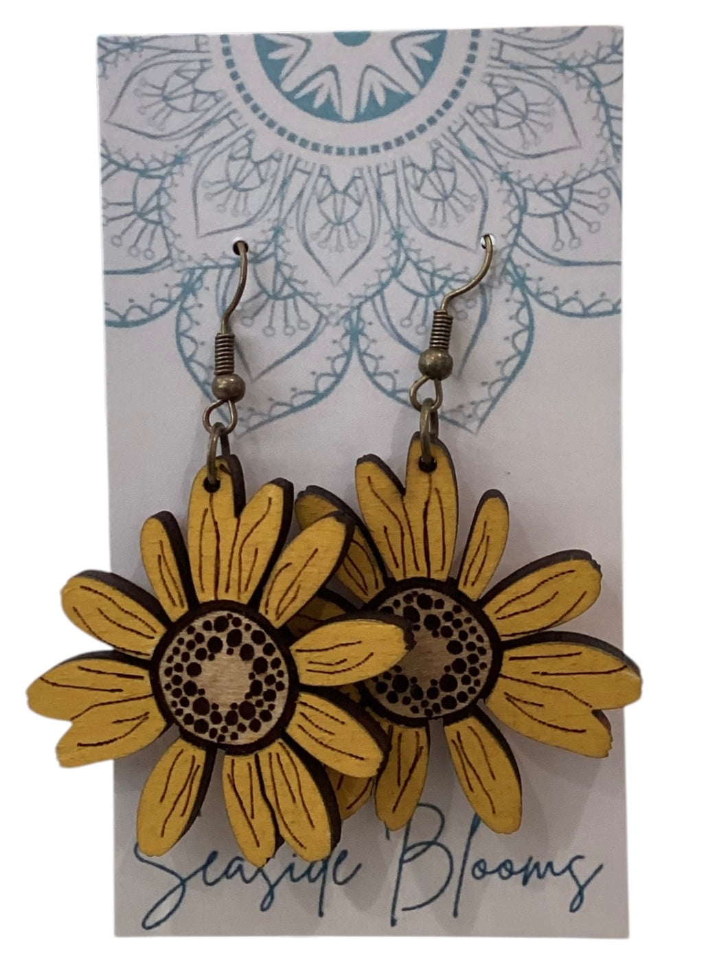 Daisy Earrings - Yellow