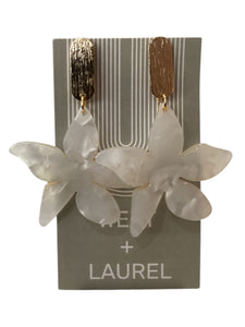 Simple Acrylic Earrings - Flower