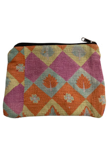 Kantha Zipper Pouch Bag - Large