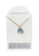 Custom Sand Necklace Wave -Gold