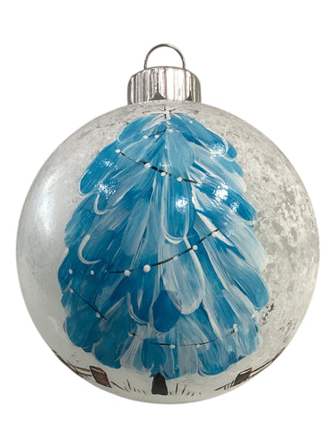 Glass Ball Ornaments with Gift Box - Christmas Tree