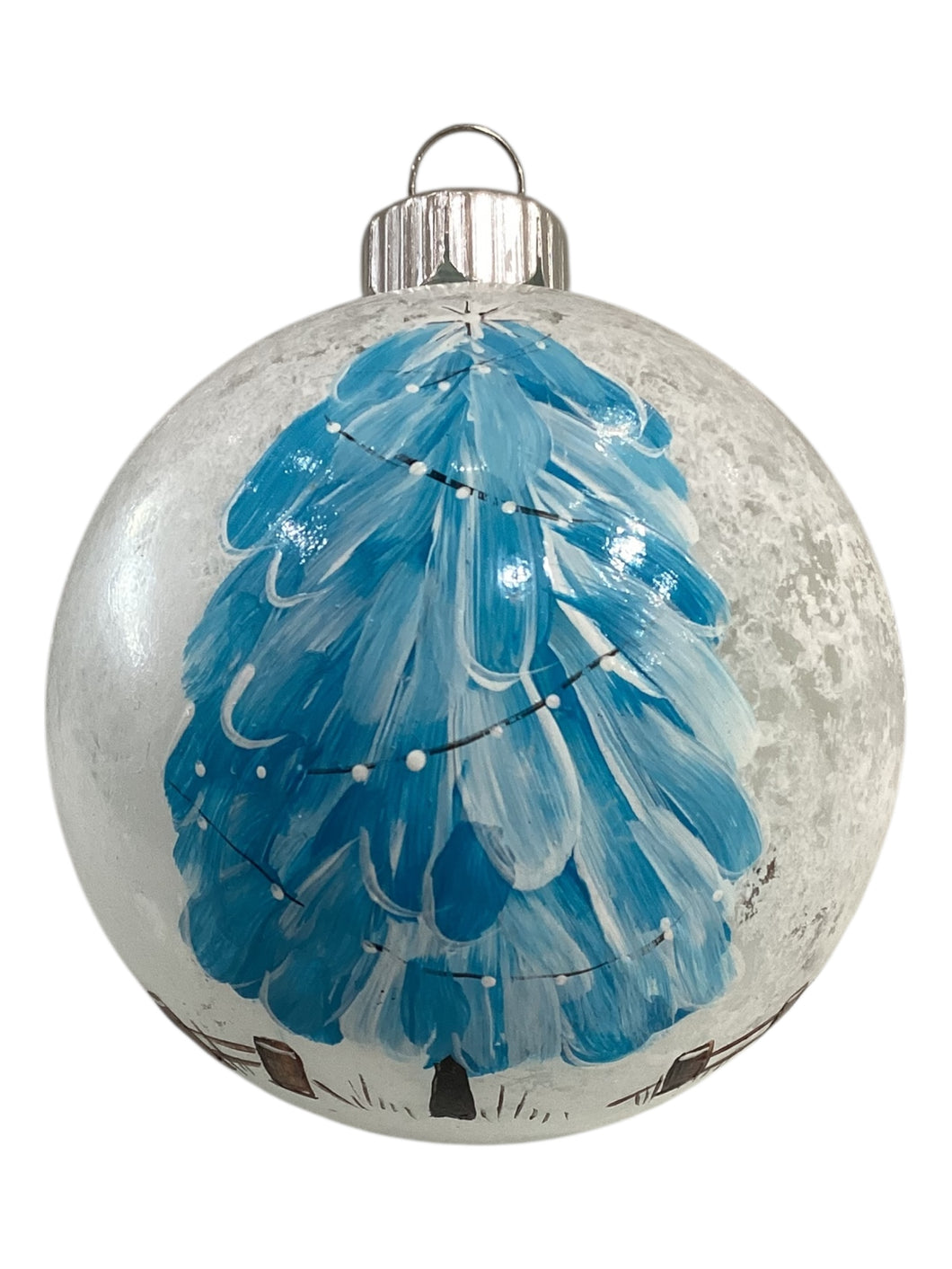 Glass Ball Ornaments with Gift Box - Christmas Tree