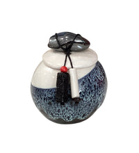 Prayer Jar Lidded with Hematite and Beads