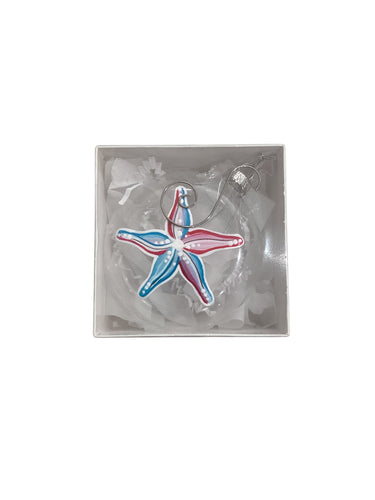 Glass Ornament - Starfish