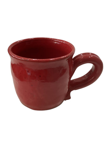 Handmade Pottery Mug - Red