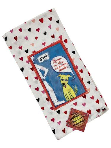 #155 Tea Towel - Speak