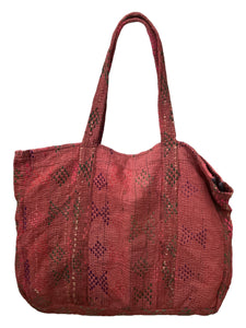 Kantha Overnight Tote Bag