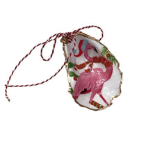 Orament Holiday - Flamingo w/Scarf