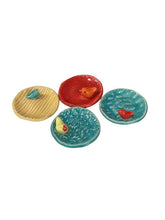 Tiny Dish with Bird - Multiple Colors