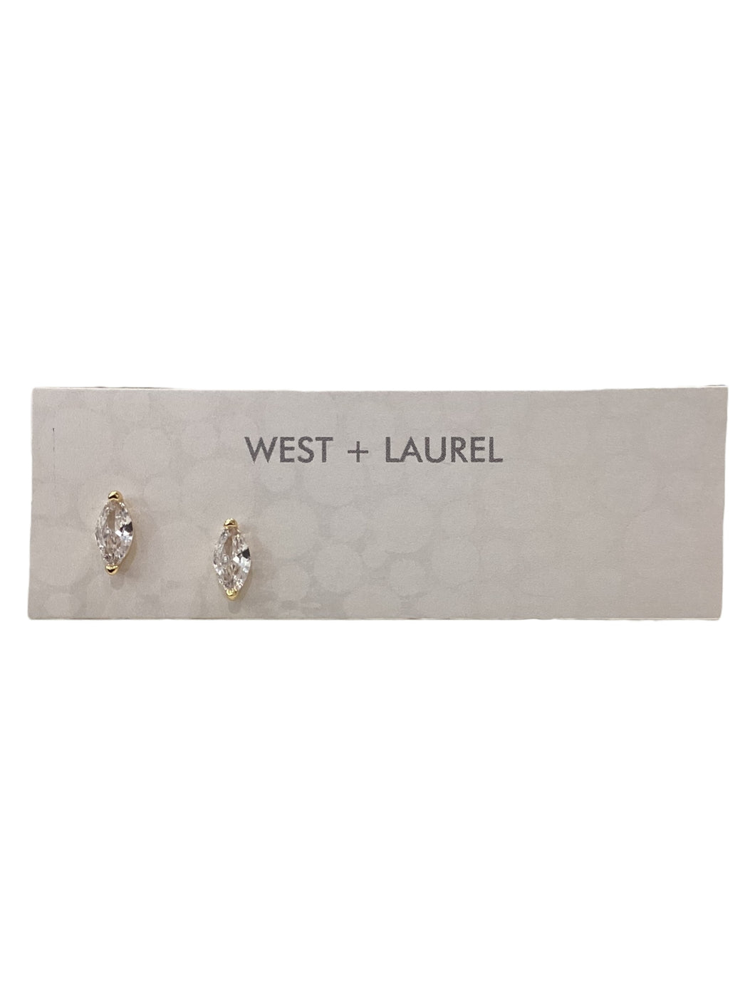 Fancy Studs Earrings - Crystal Marquise