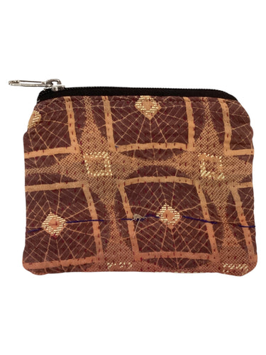 Kantha Zipper Pouch Bag - Medium