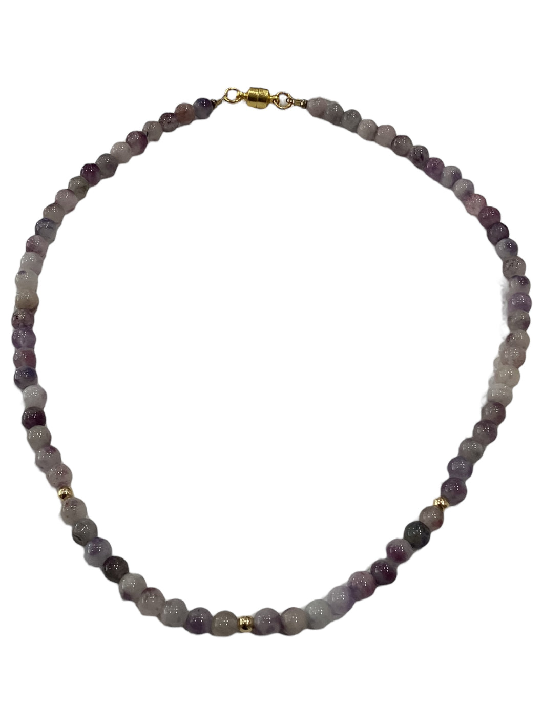 Flower Amethyst Necklace