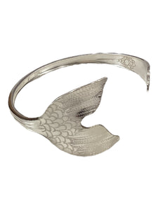 Silver Plate Mermaid Tail Bracelet