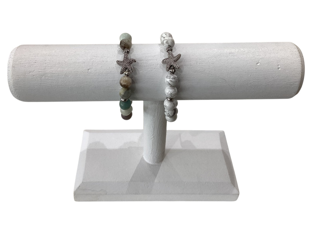 Beaded Bracelet - Starfish Charm (Small)