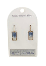 Custom Sand Wave Dangle Earring - Gold