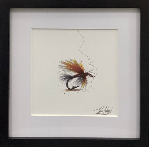 Fly Fishin' - Rust - Framed