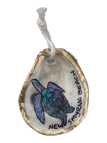 Blue Turtle Ornament