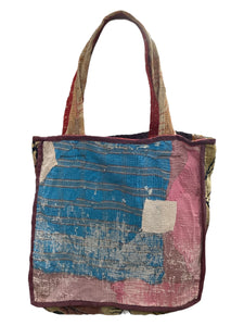 Kantha Pocket Tote Bag