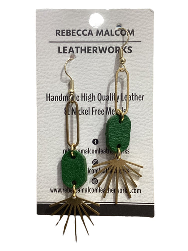 Starlight Earrings - Kelly Green