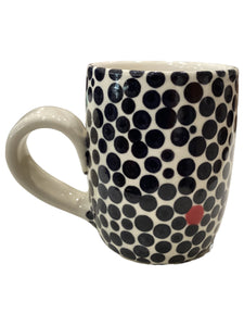 Small Polka Dot Mug - Black & White