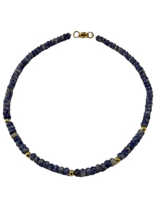 Rondelle Necklace - Navy