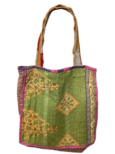Kantha Pocket Tote Bag