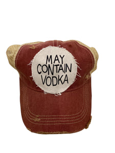 May Contain Vodka Hat