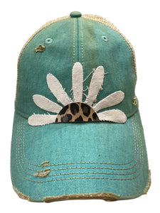 Daisy & Leopard Hat