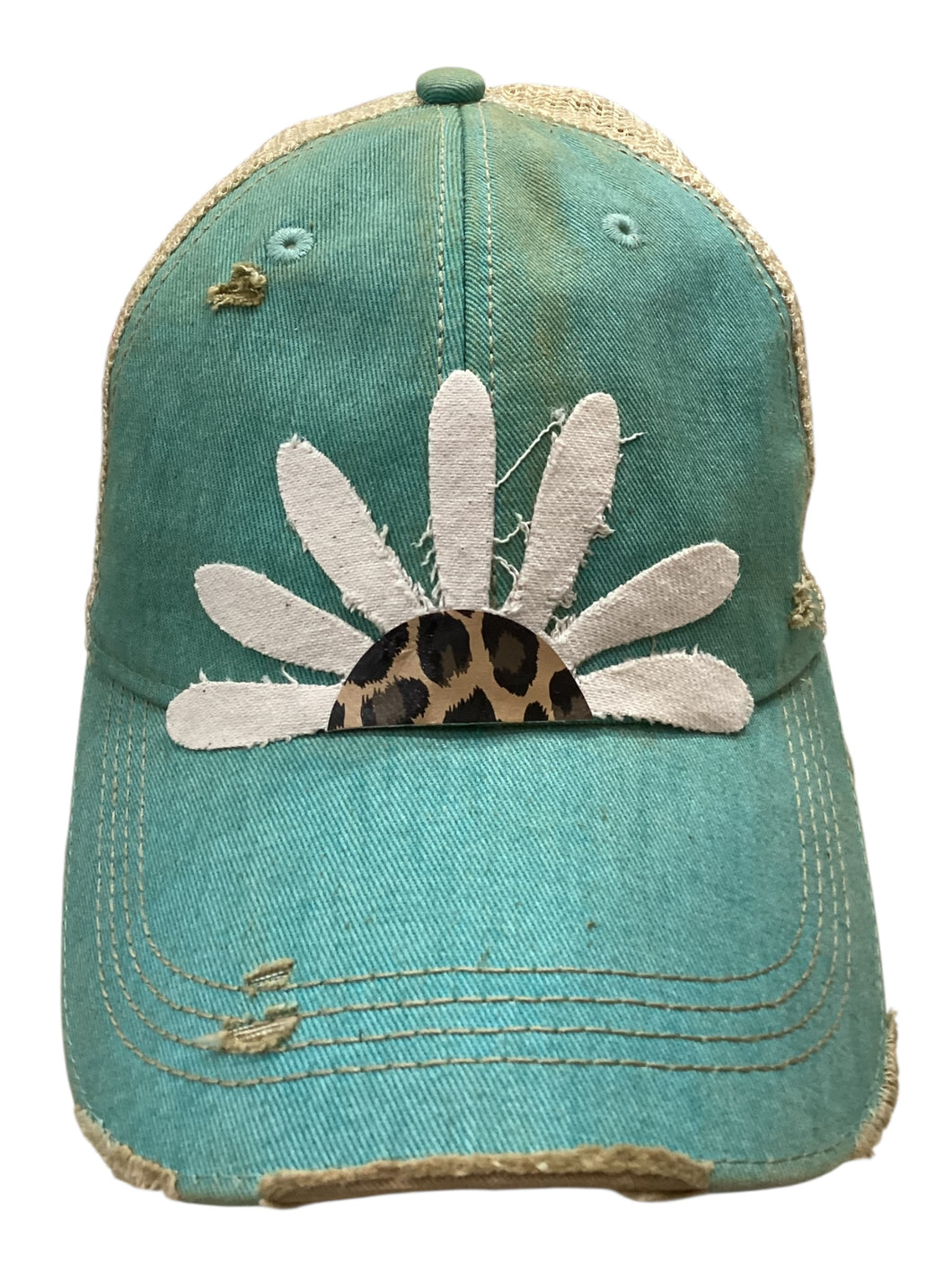 Daisy & Leopard Hat