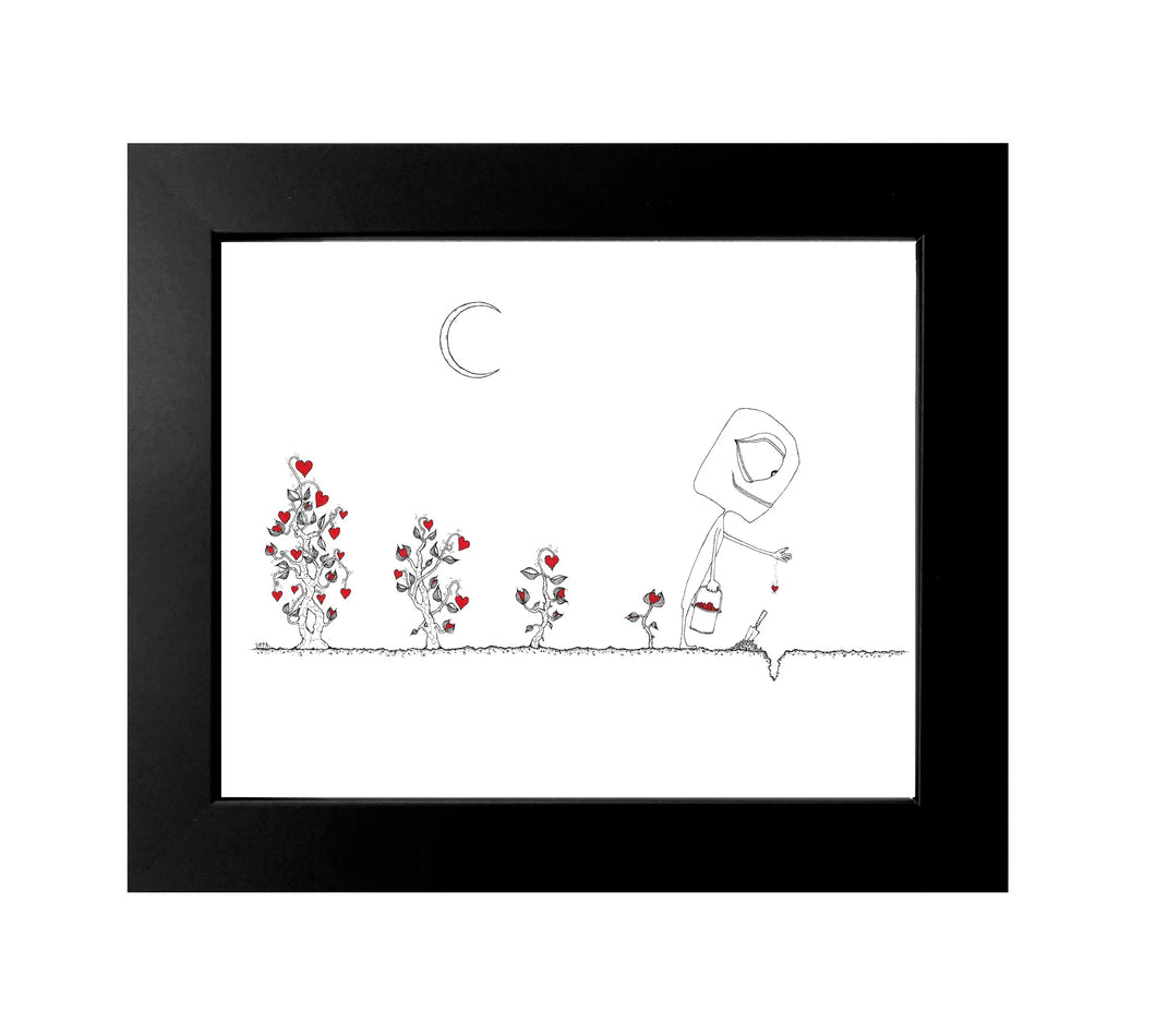 Creatures of the Heart - A Seed So Quick to Take to the Soil... (Framed Print)
