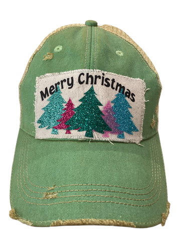 Glitter Christmas Tree Hat