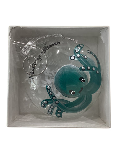 Glass Ornament - Octopus