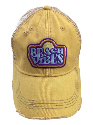 Beach Vibes Patch Hat