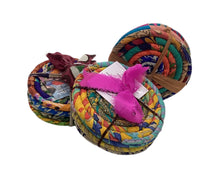 Silk Coil Coasters - Set of 4