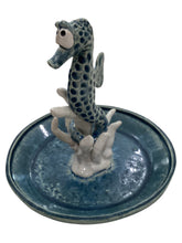 Seahorse Trinket Dish - Blue
