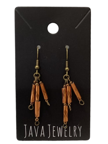 Gold Bars Earrings