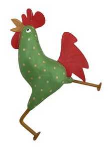 Running Rooster Ornament