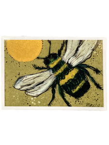 Golden Moon Honey Bee - Print - 5" x 7"