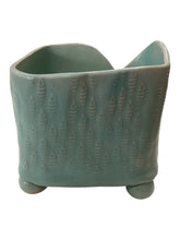 Blue with Fish Design Planter Container
