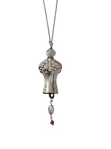 Silverware Bell Necklaces