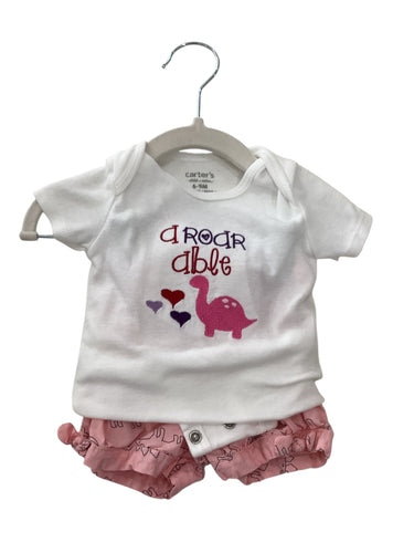 6-9M Two Piece Set - A Roar able