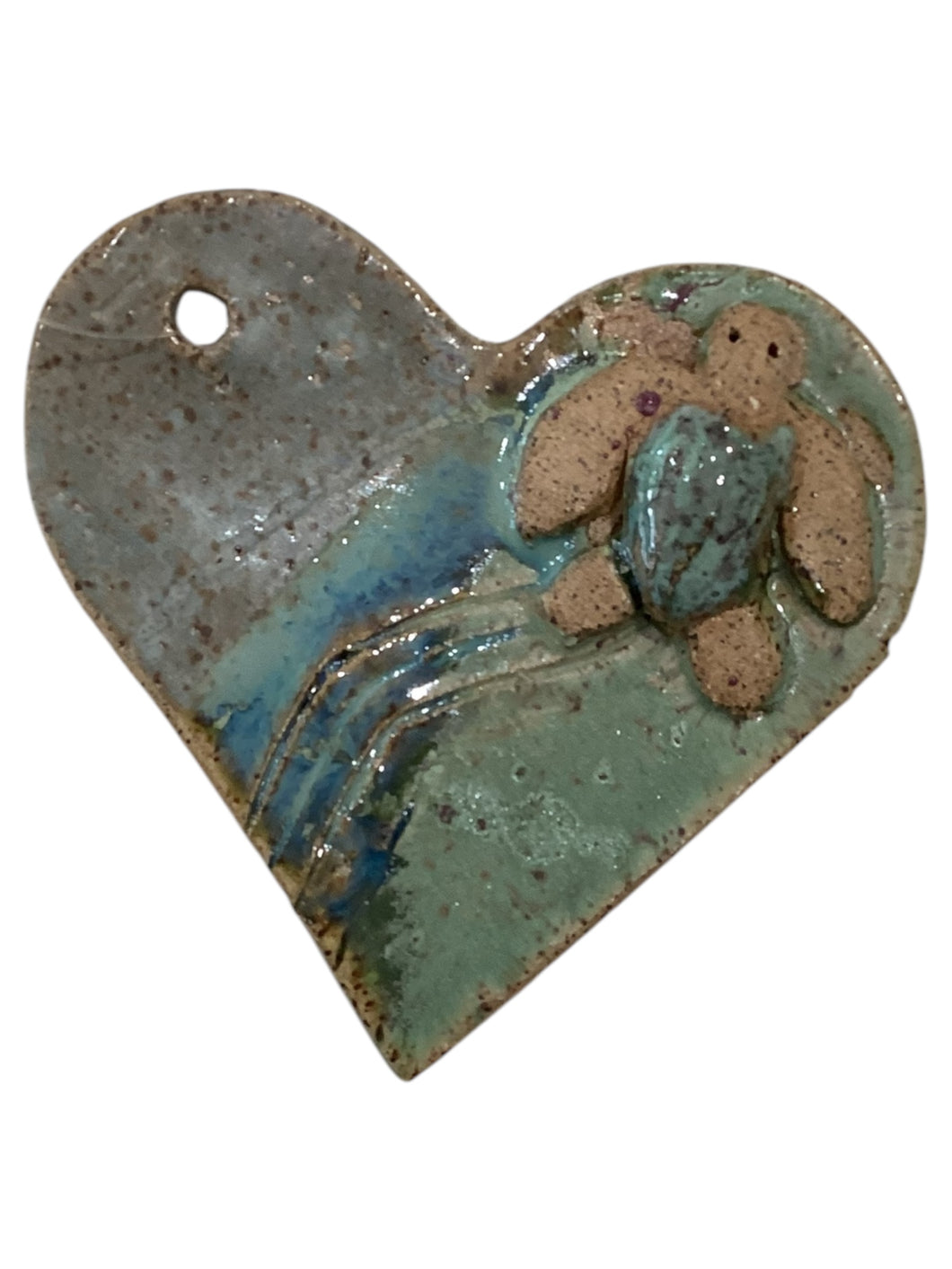 Heart with Turtle Ornament