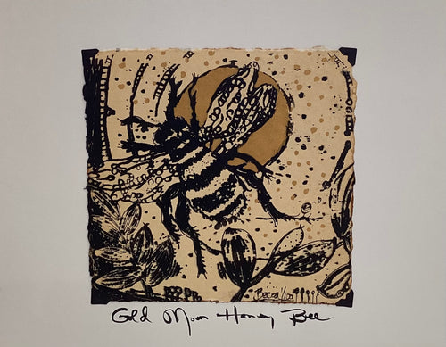 Gold Moon Honey Bee - Original - 8