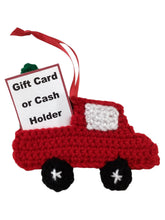 Red Truck Gift Card Holder