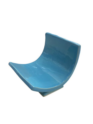 Curved Blue Dish