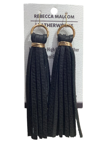 Tassel Earrings - Black