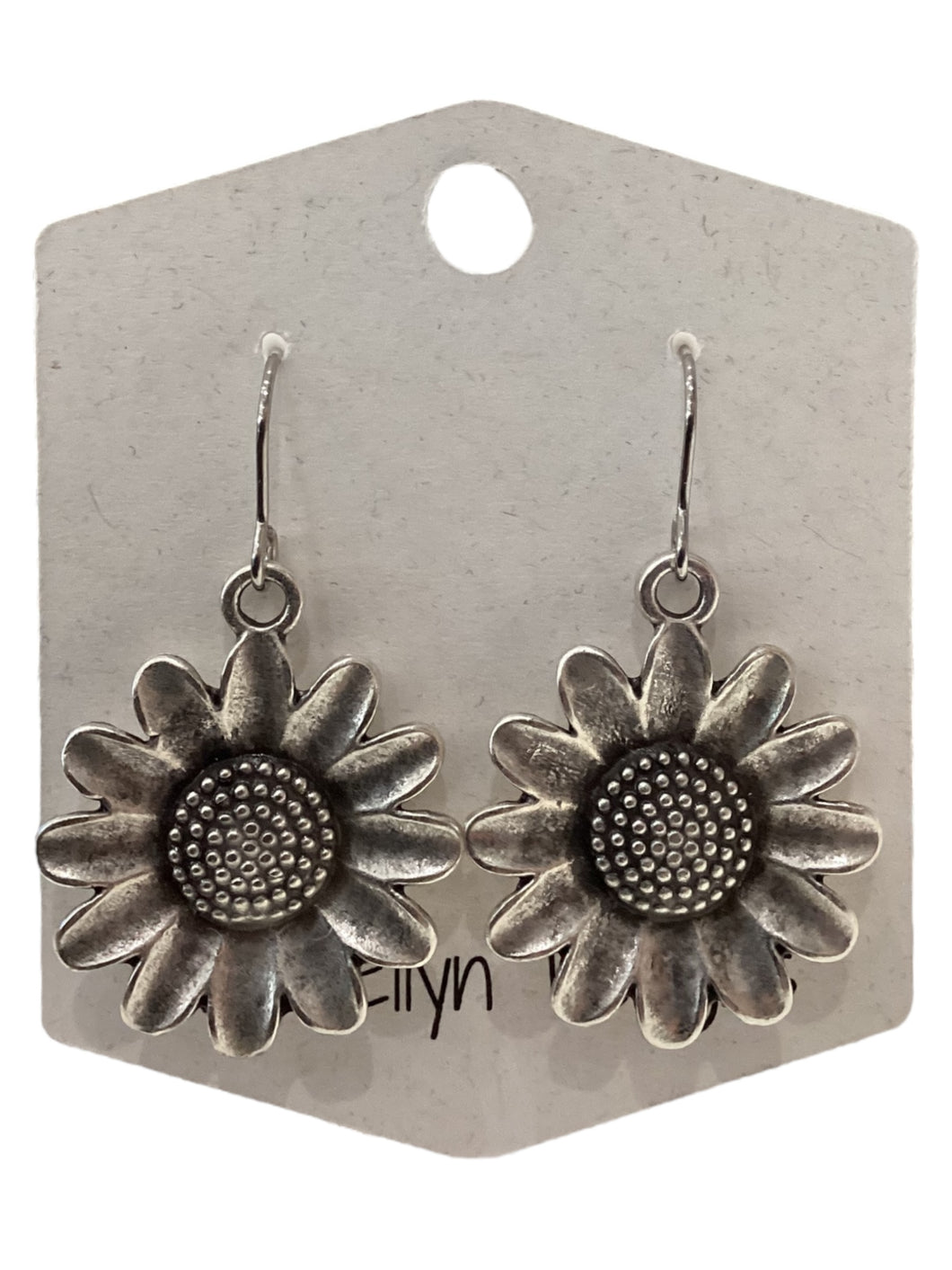 Large Sunflower Earrings